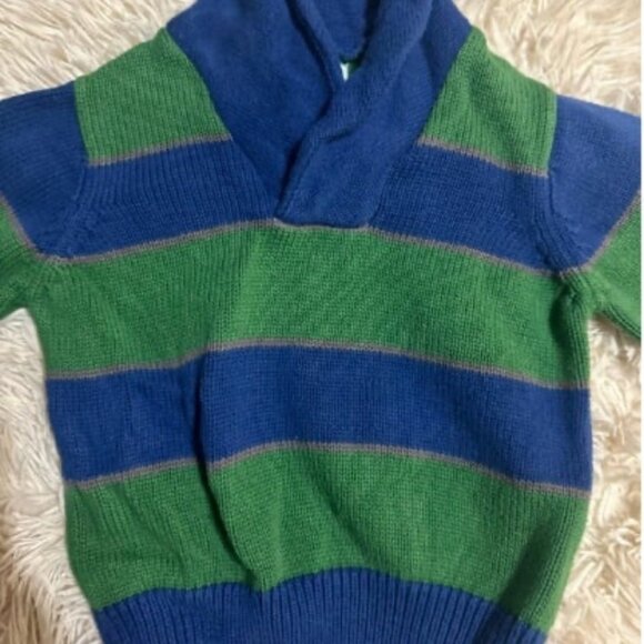 First Impressions Blue Green Toddler Knit Sweater Size 24M - Picture 3 of 8